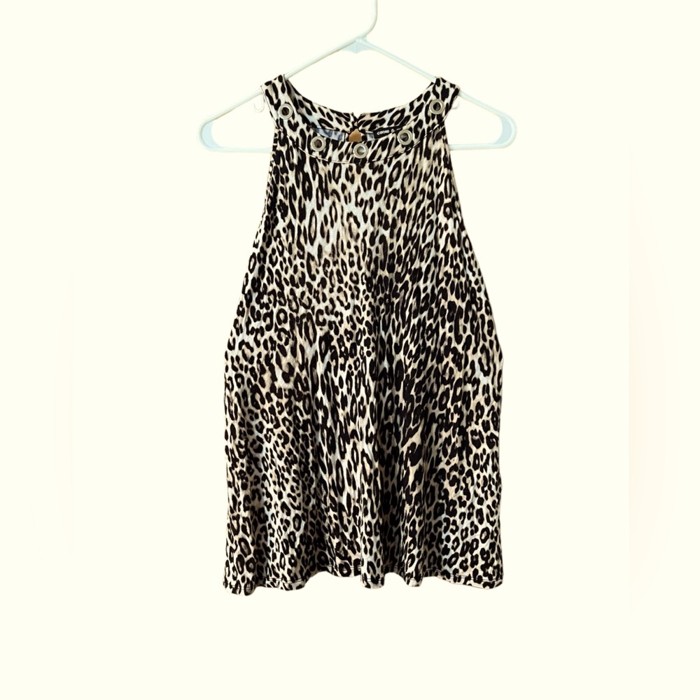 Cable and Gauge Animal‎ Print Sleeveless Top. Women’s Size Medium.